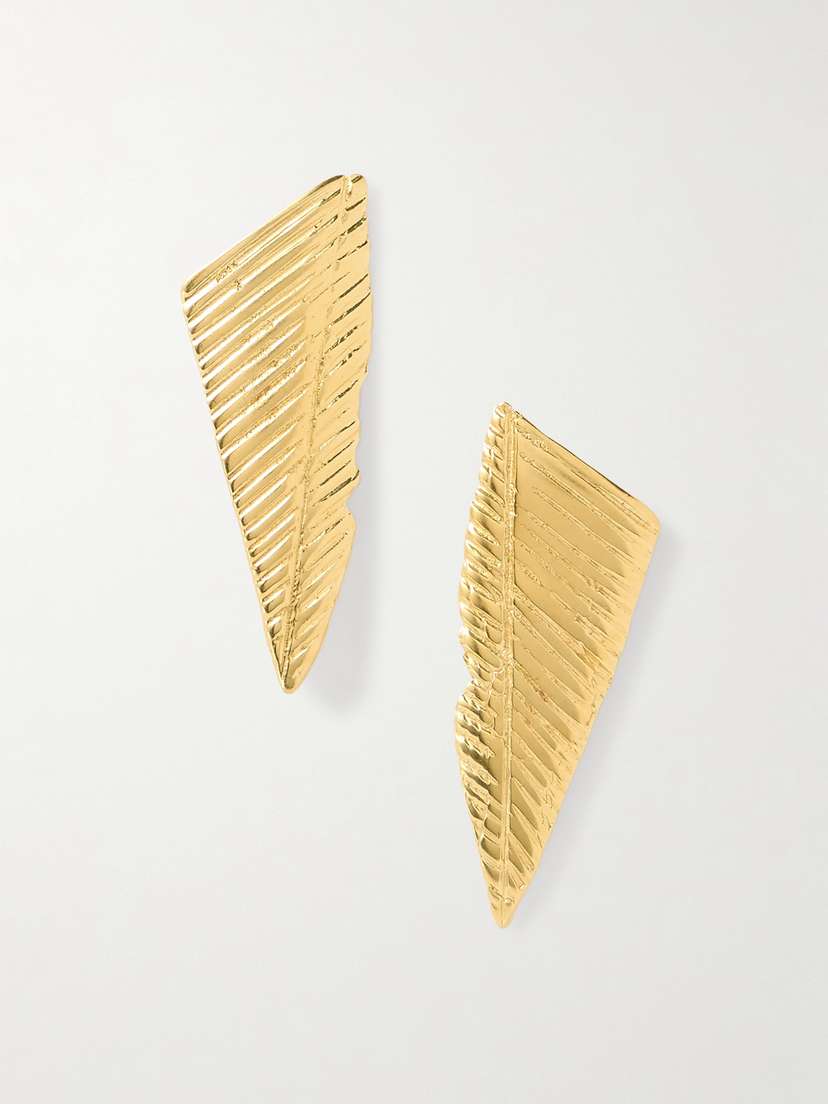 YSSO + Eden Rock St Barths Ylang Ylang Gold-plated Earrings