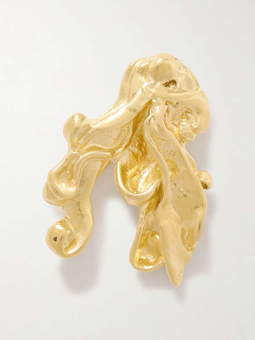YSSO + Eden Rock St Barths Ylang Ylang Gold-plated Brooch
