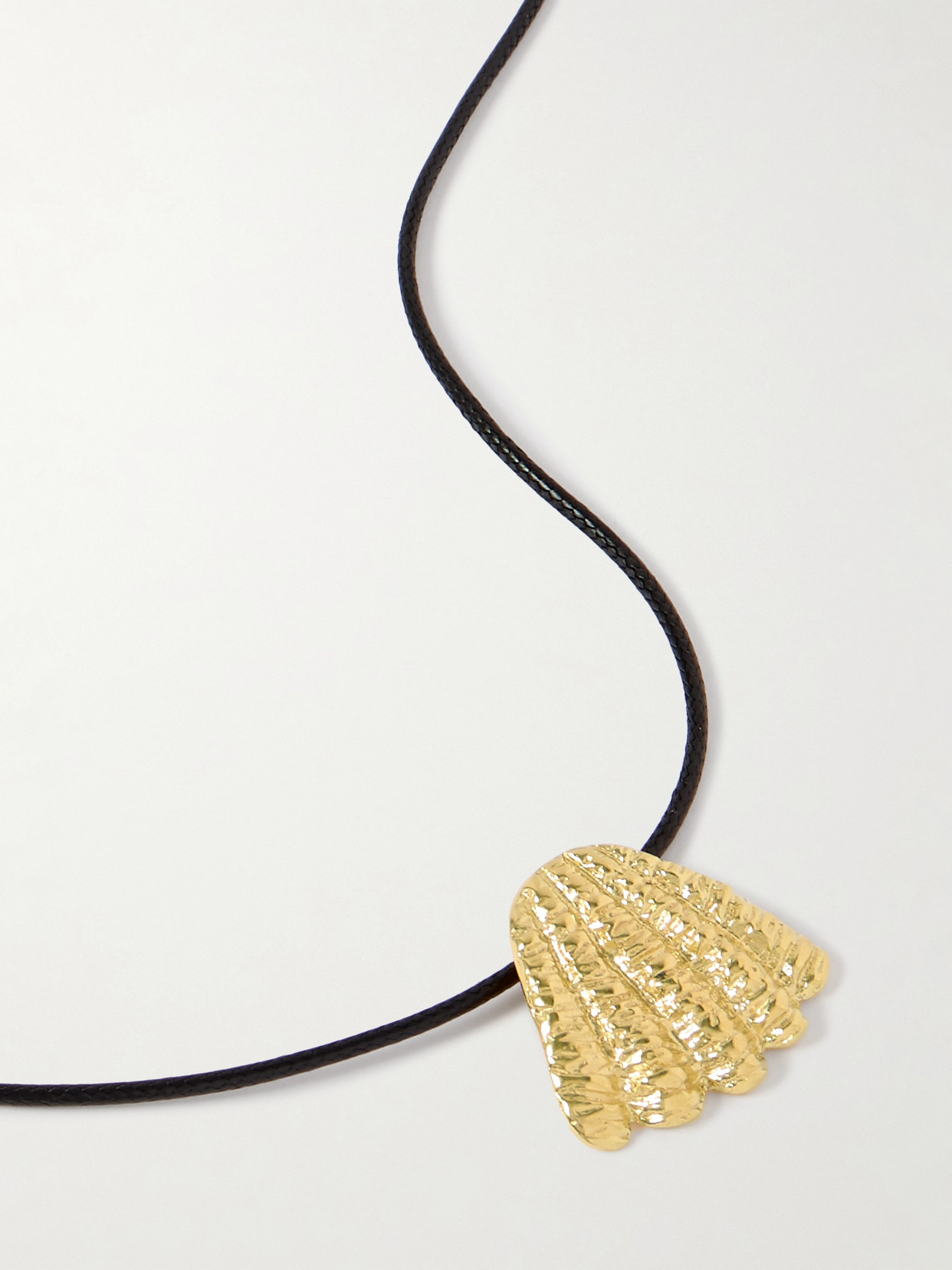 Ysso Whisper Of The Wind Gold-plated And Cord Necklace