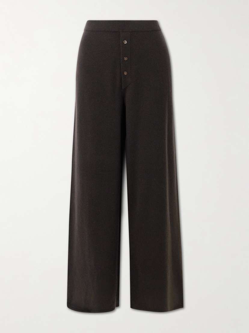 Guest In Residence Everywear Cashmere Wide-leg Pants