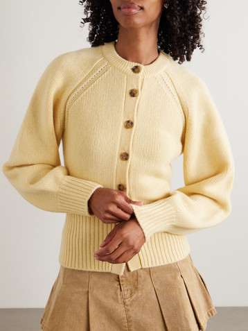 Guest In Residence Sculpted cashmere cardigan