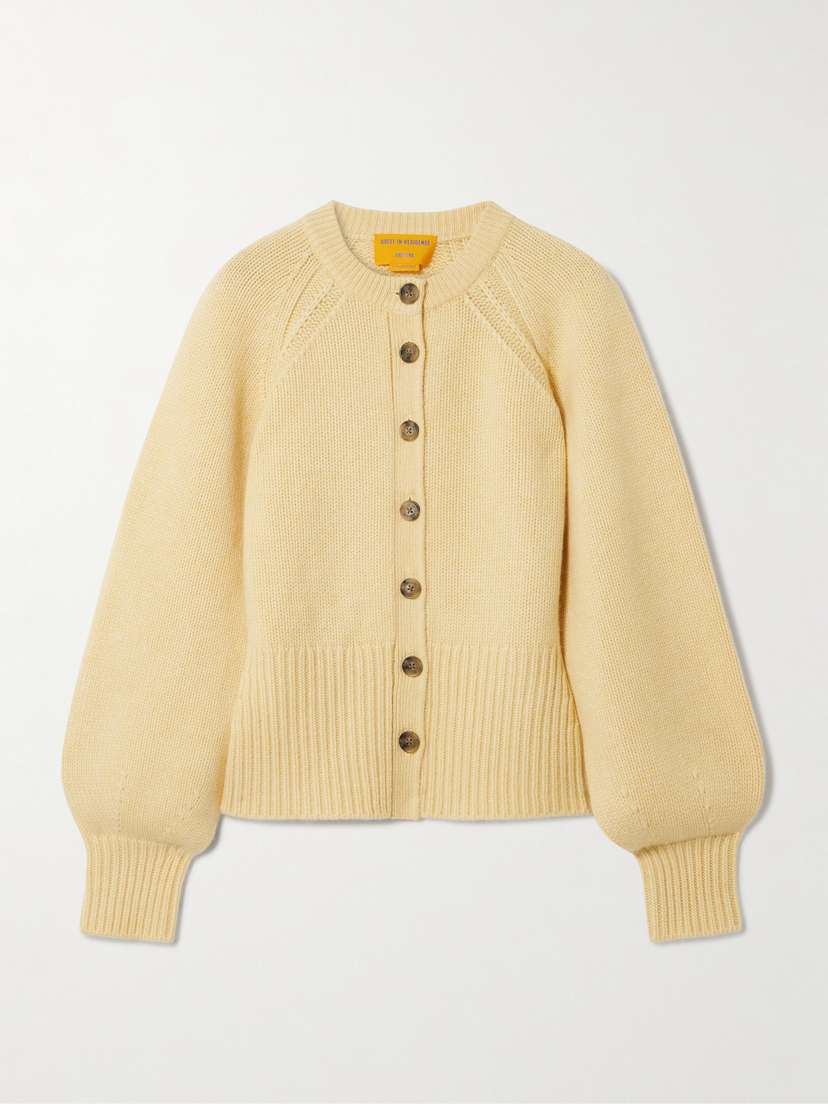 Guest In Residence Sculpted Cashmere Cardigan