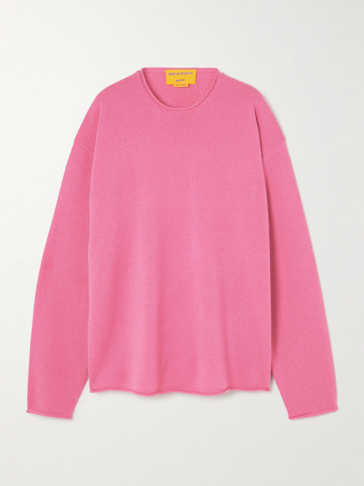 Guest In Residence Oversized Cashmere Sweater In Pink