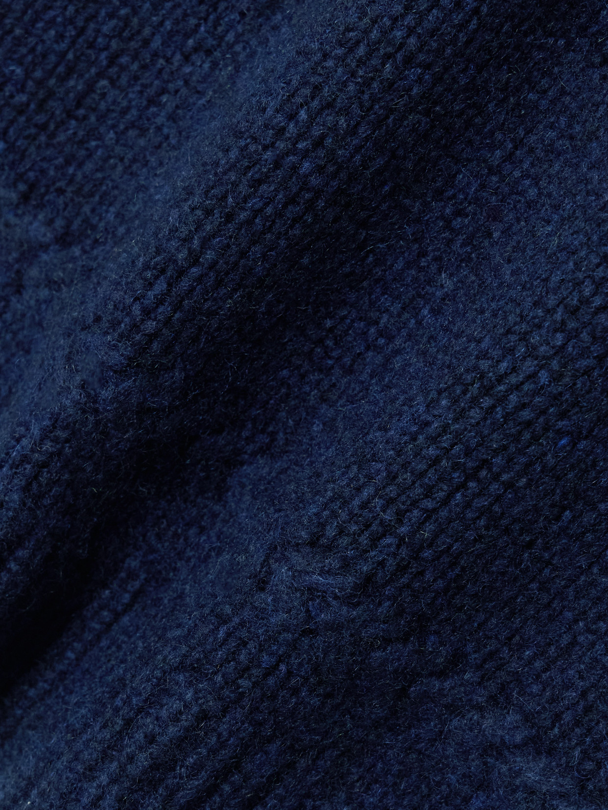 Guest In Residence Cashmere And Wool-blend Mini Skirt In Blue