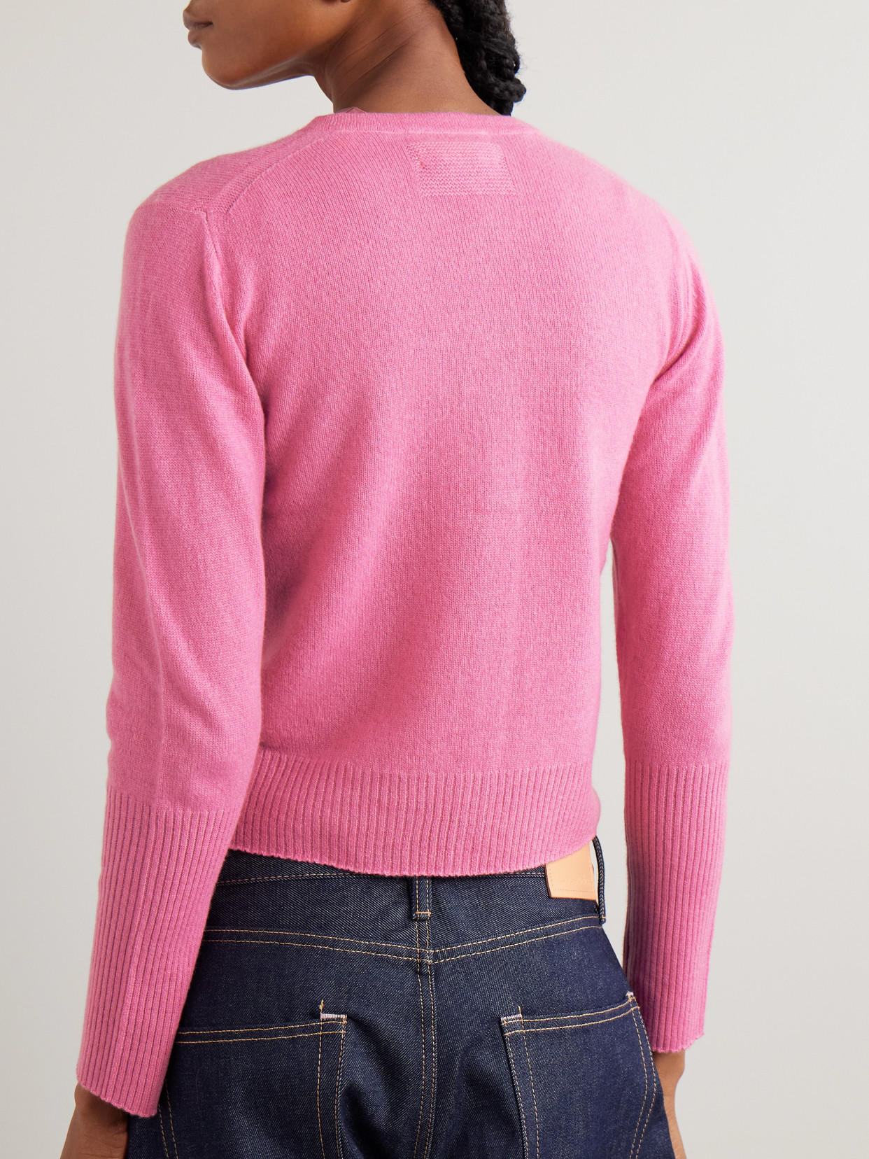 Guest In Residence Jane Cashmere Cardigan In Pink