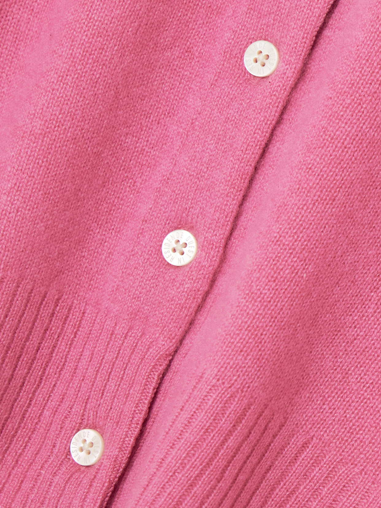 Guest In Residence Jane Cashmere Cardigan In Pink