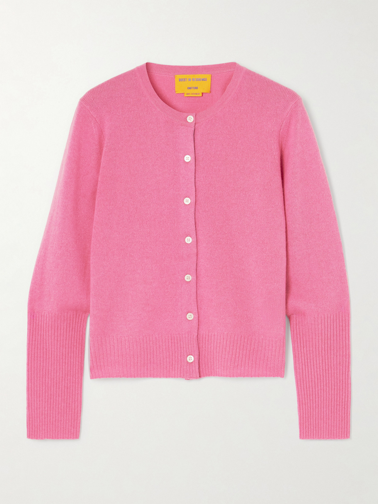 Guest In Residence Jane Cashmere Cardigan In Pink