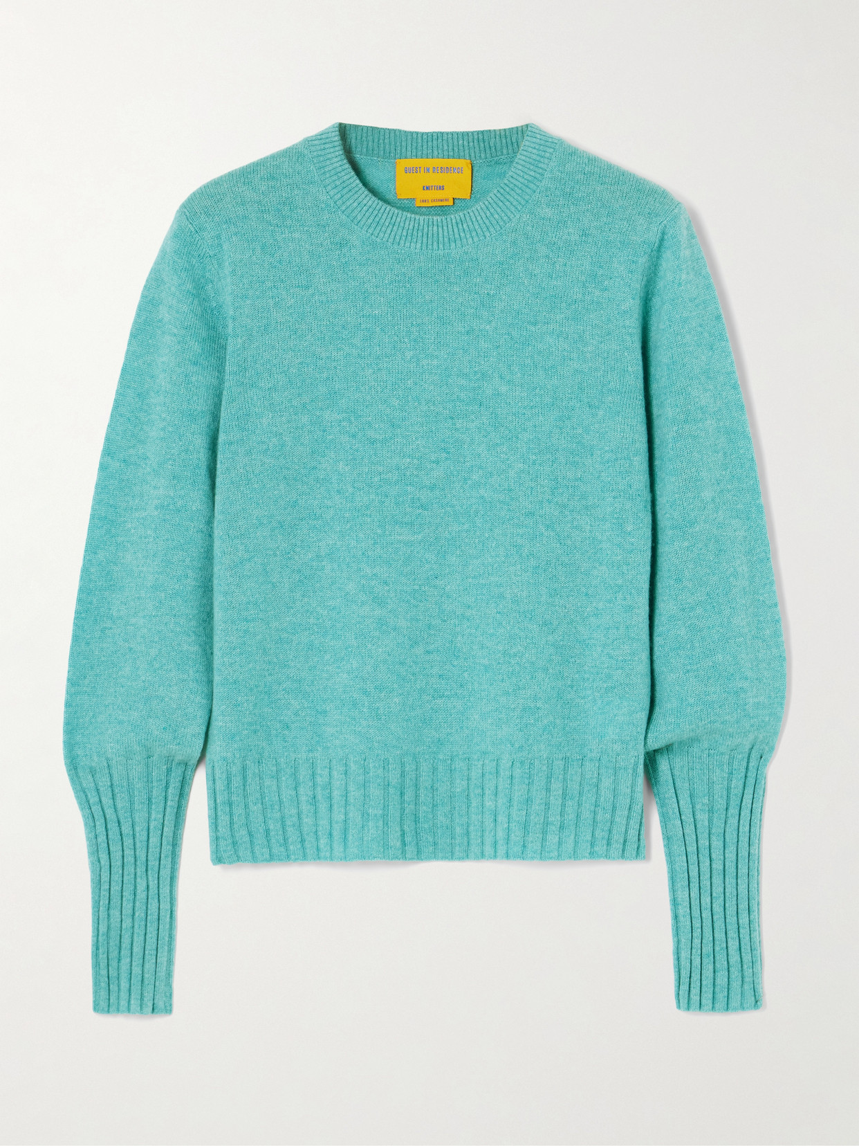 Guest In Residence Shrunken Cashmere Sweater In Blue