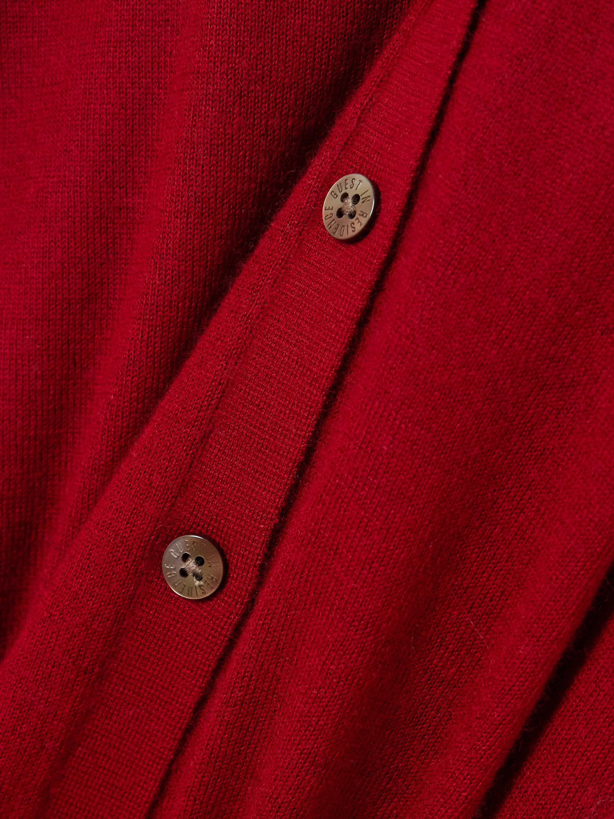 Guest In Residence Elle Cashmere Cardigan In Red