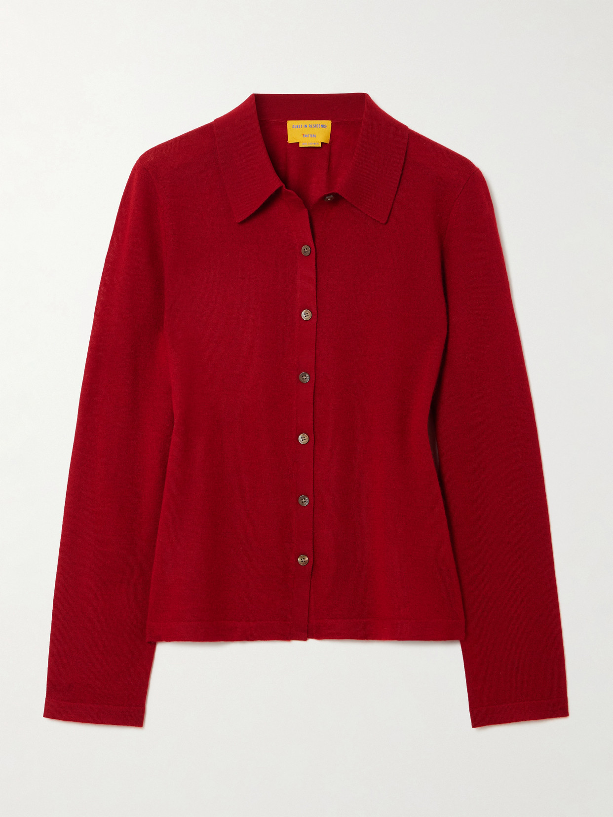 Guest In Residence Elle Cashmere Cardigan In Red