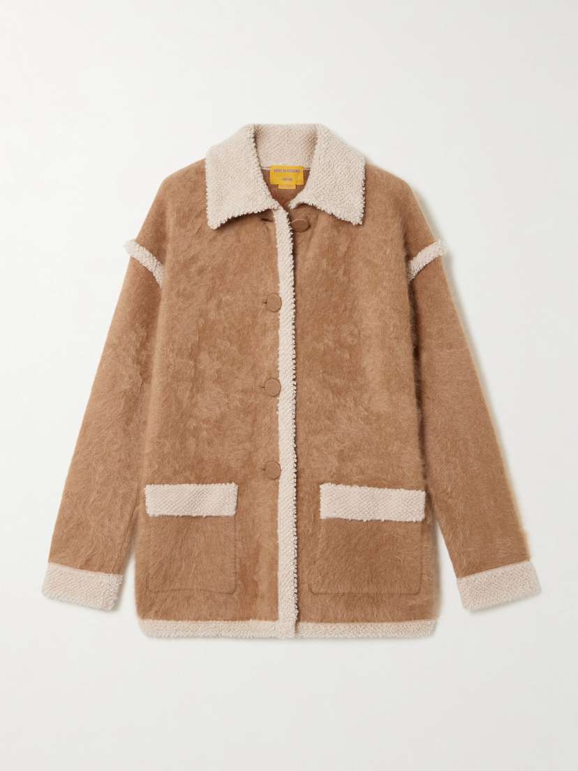 Guest In Residence Grizzly Brushed-cashmere Cardigan