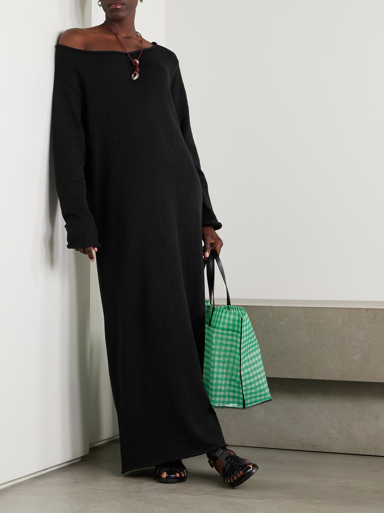 The Elder Statesman Nora Lite Cotton Maxi Dress
