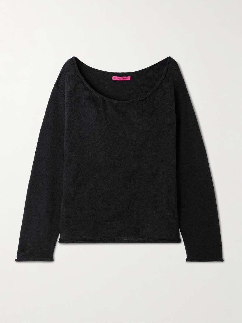 The Elder Statesman Nora Lite Oversized Cotton Sweater