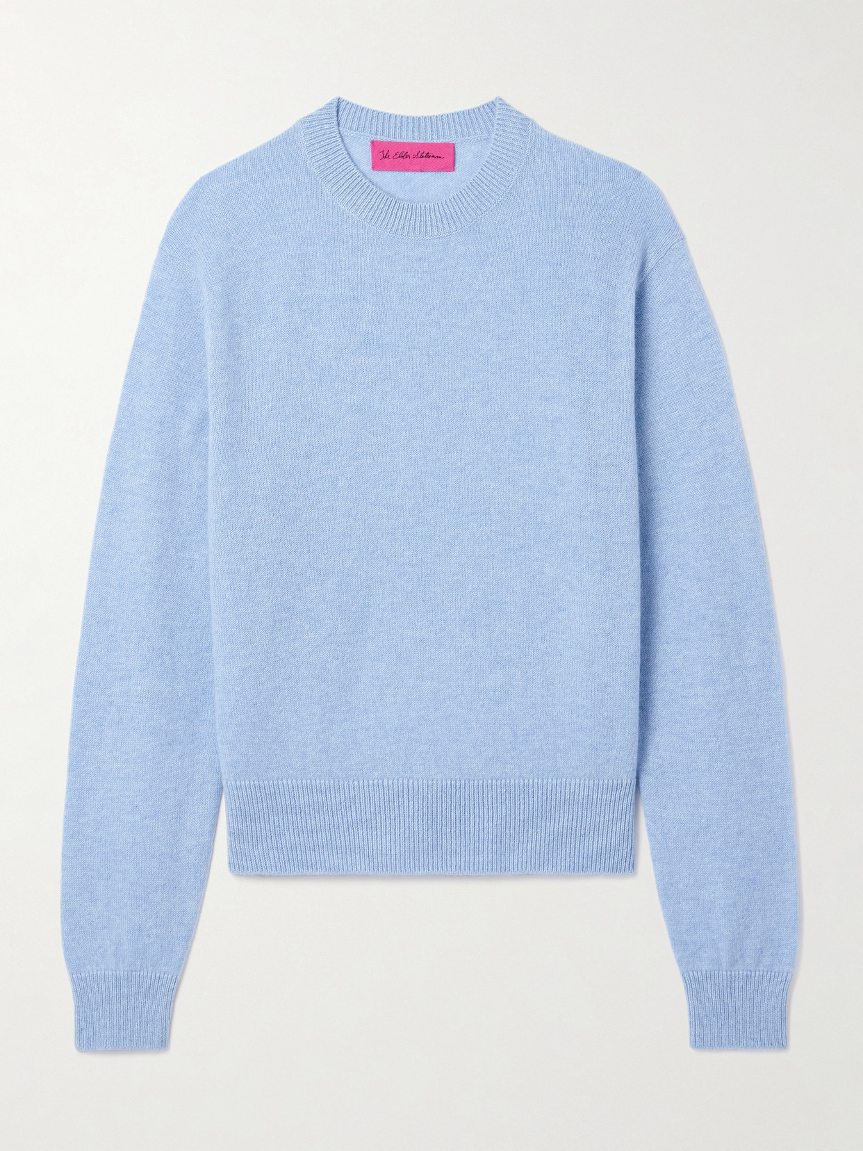 The Elder Statesman Tranquility Cashmere Sweater In Blue