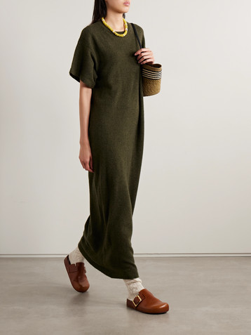 The Elder Statesman Cashmere maxi dress