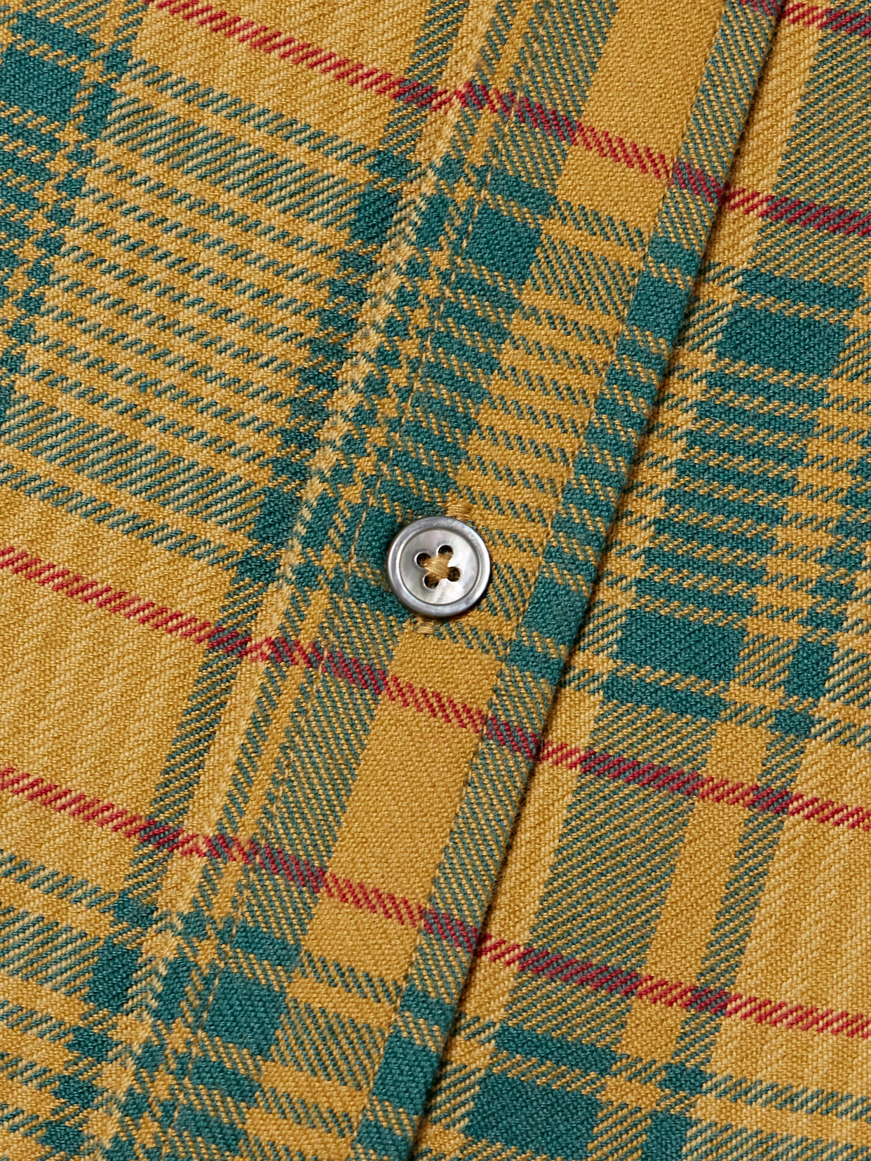 The Elder Statesman Checked Cashmere And Wool-blend Shirt