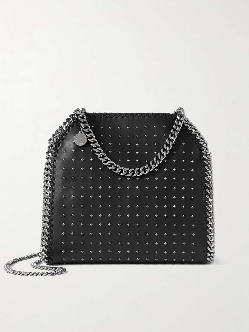 Stella McCartney The Falabella Mini Studded Shoulder Bag