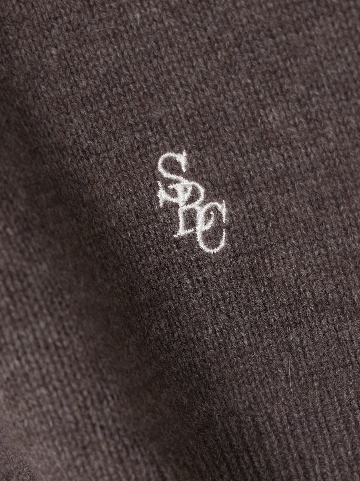 Src Embroidered Cashmere And Wool-Blend Polo Sweater