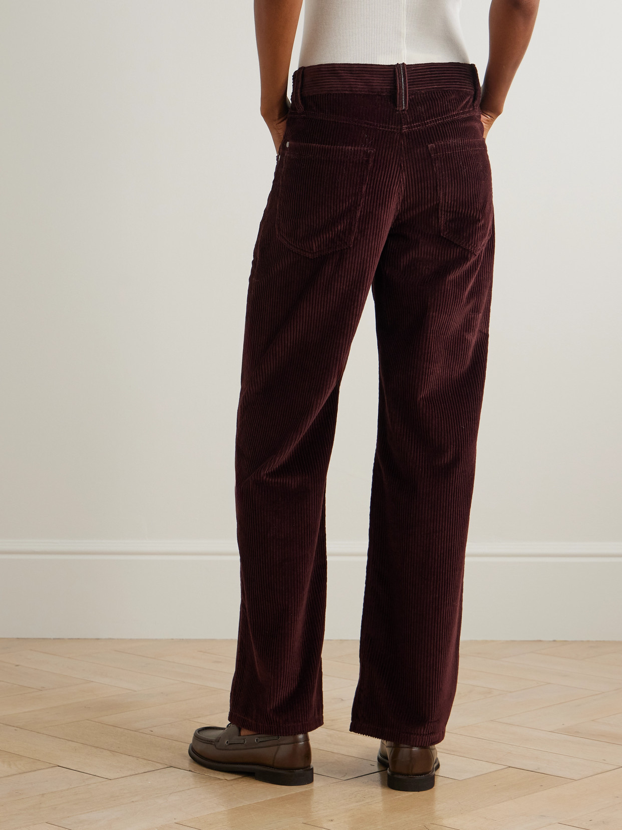 Brunello Cucinelli Cotton-corduroy Straight-leg Pants