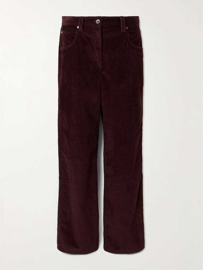 Brunello Cucinelli — Cotton-corduroy straight-leg pants