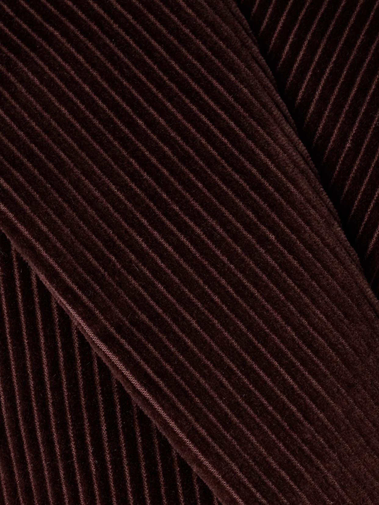 Brunello Cucinelli Oversized Double-breasted Cotton-corduroy Blazer In Burgundy