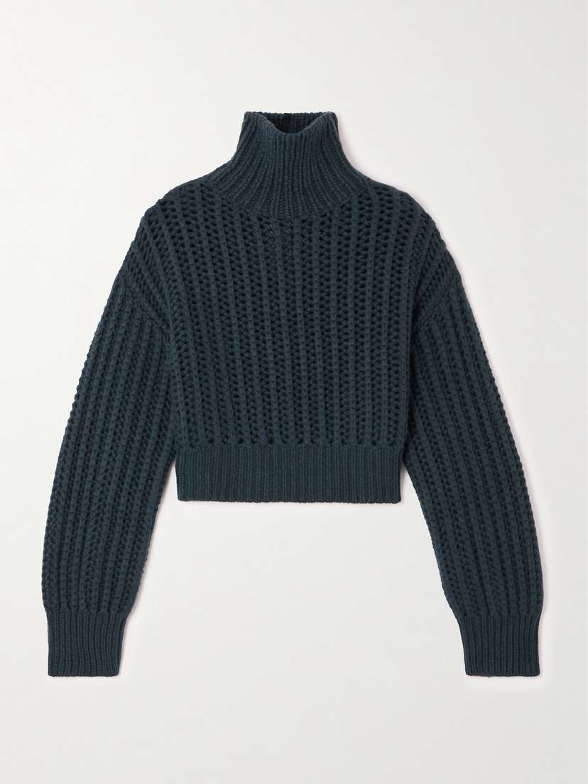 Brunello Cucinelli — Ribbed cashmere turtleneck sweater