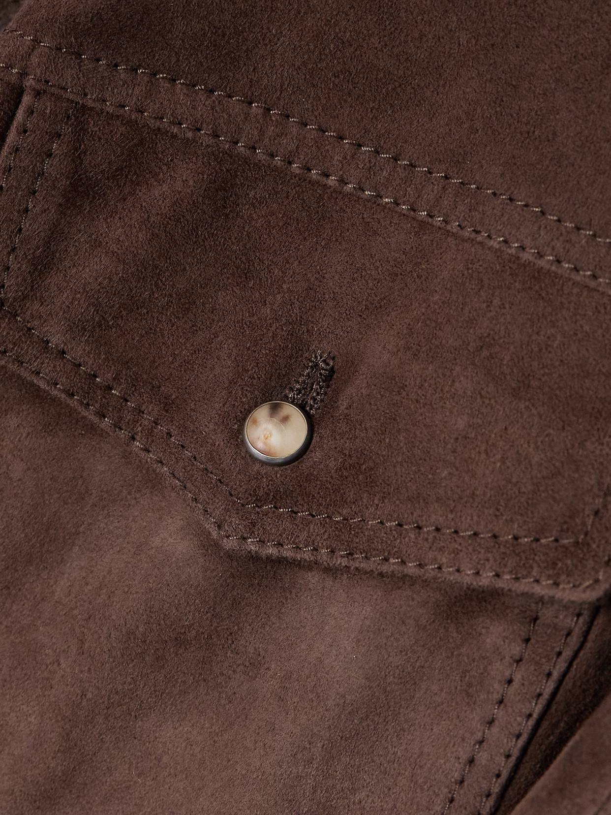 Brunello Cucinelli Women Suede Shirt Dress With Necklace In Brown