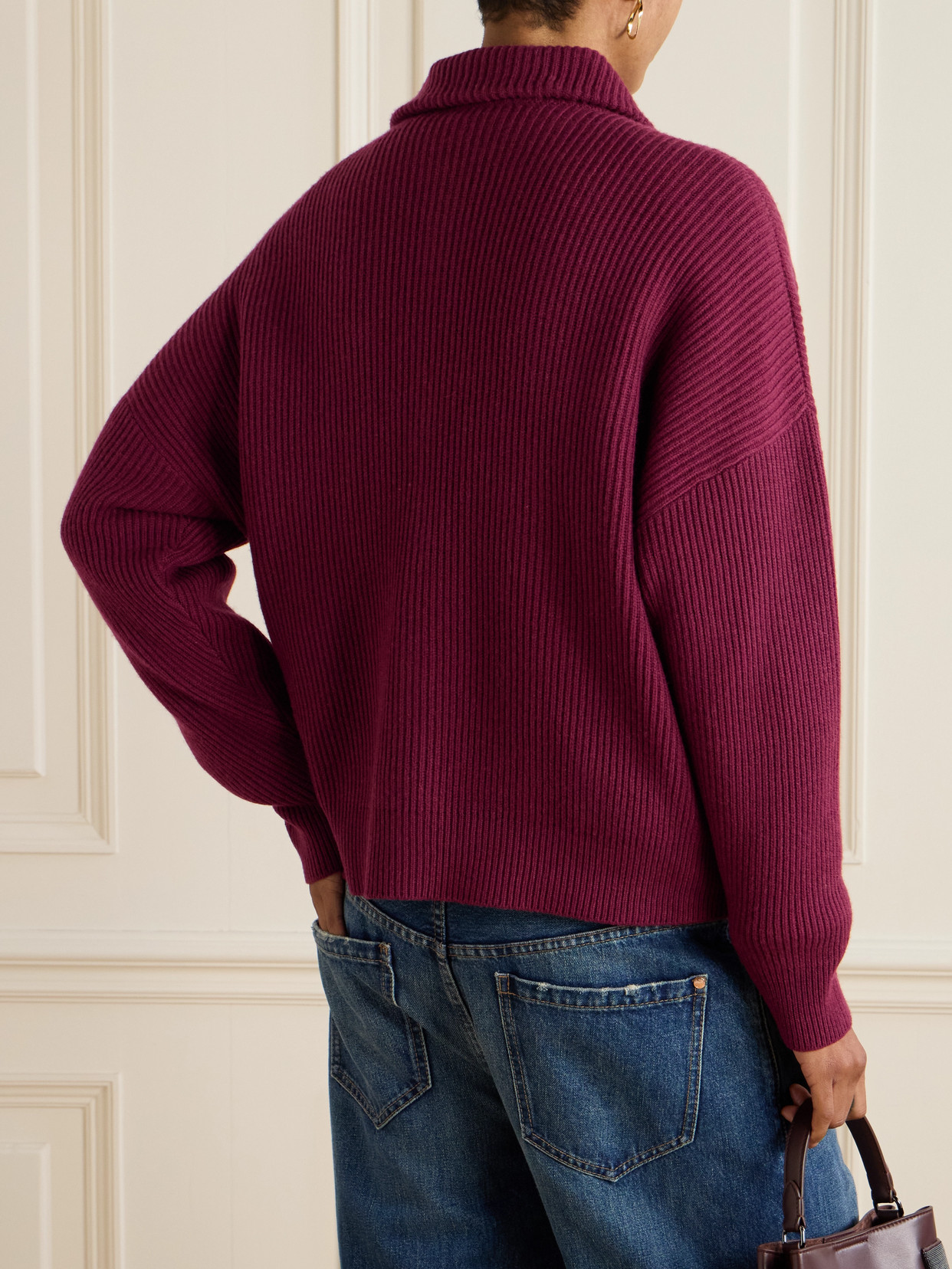 Brunello Cucinelli Ribbed Wool, Cashmere And Silk-blend Cardigan