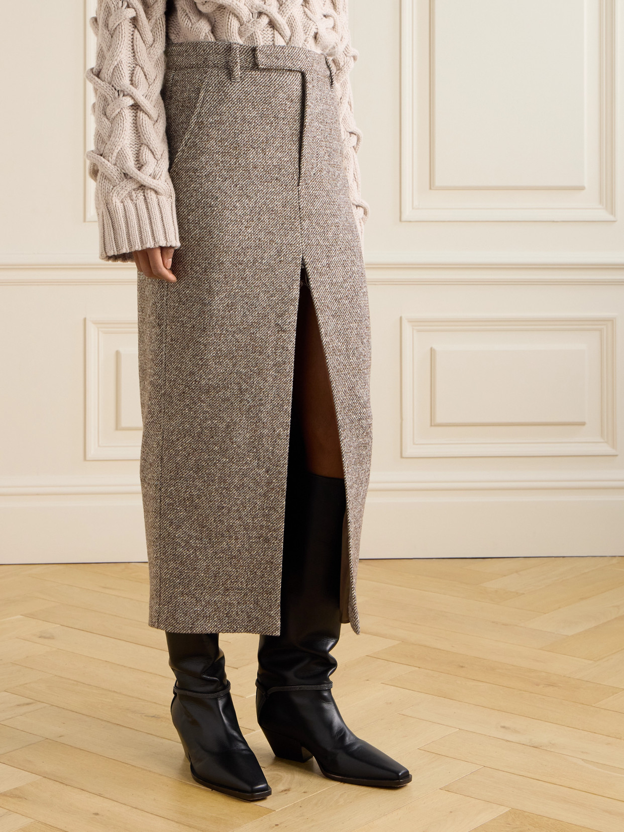 Cashmere-Blend Midi