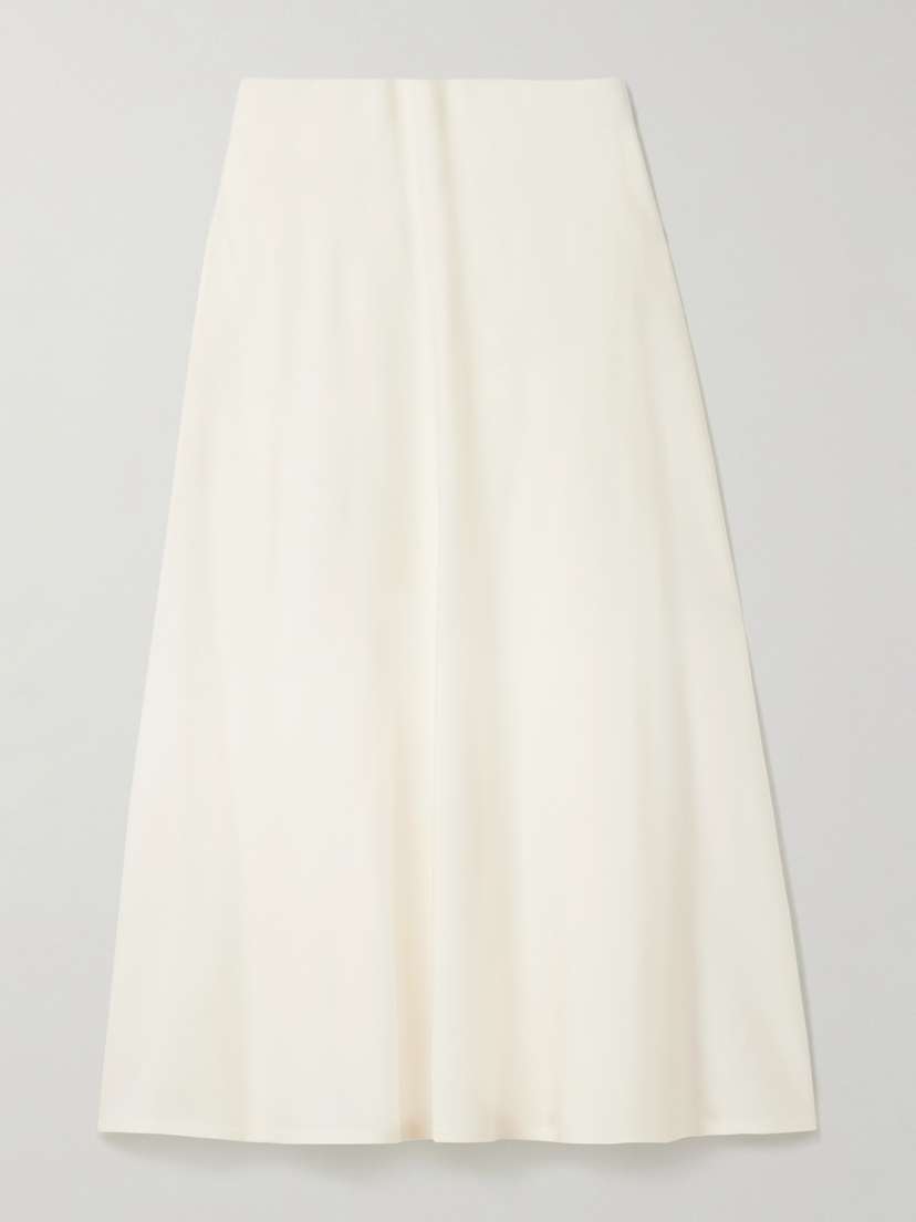 Brunello Cucinelli Wool-blend Midi Skirt