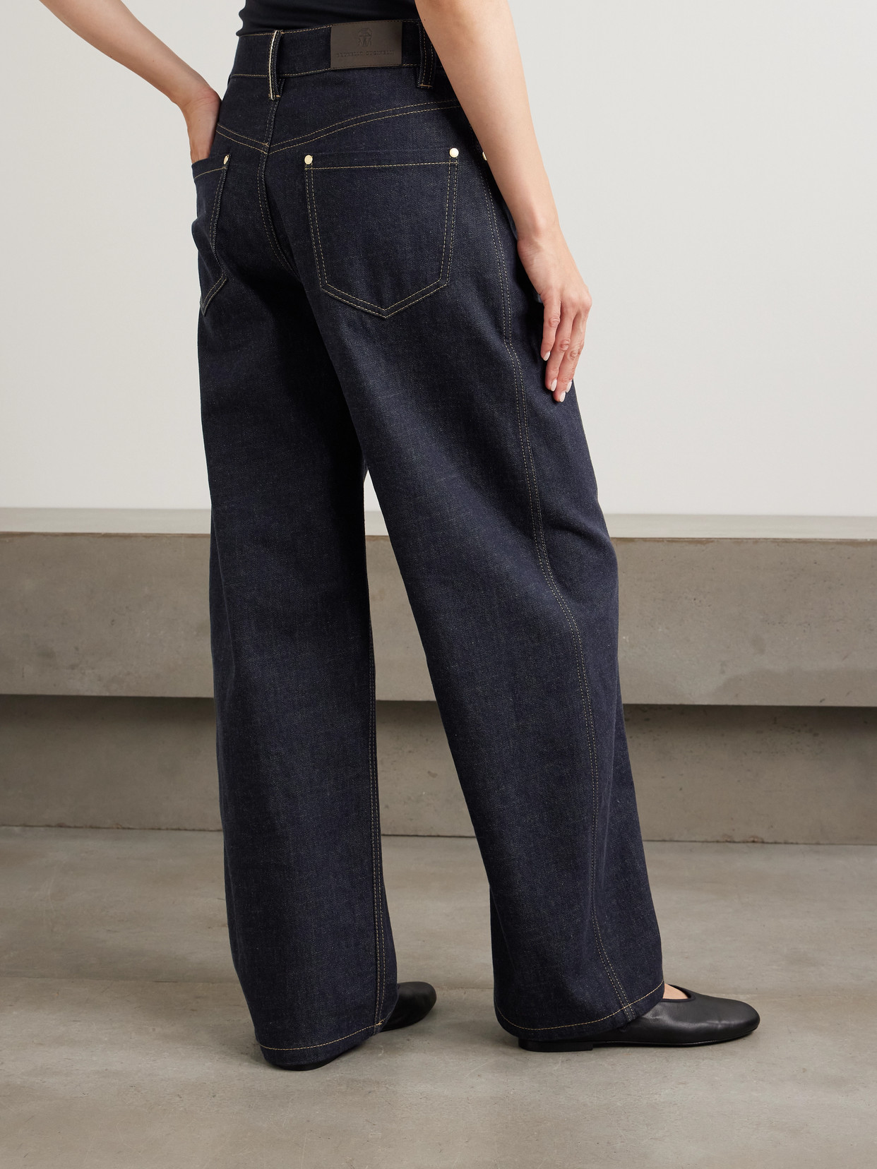 Brunello Cucinelli Wide-leg Jeans