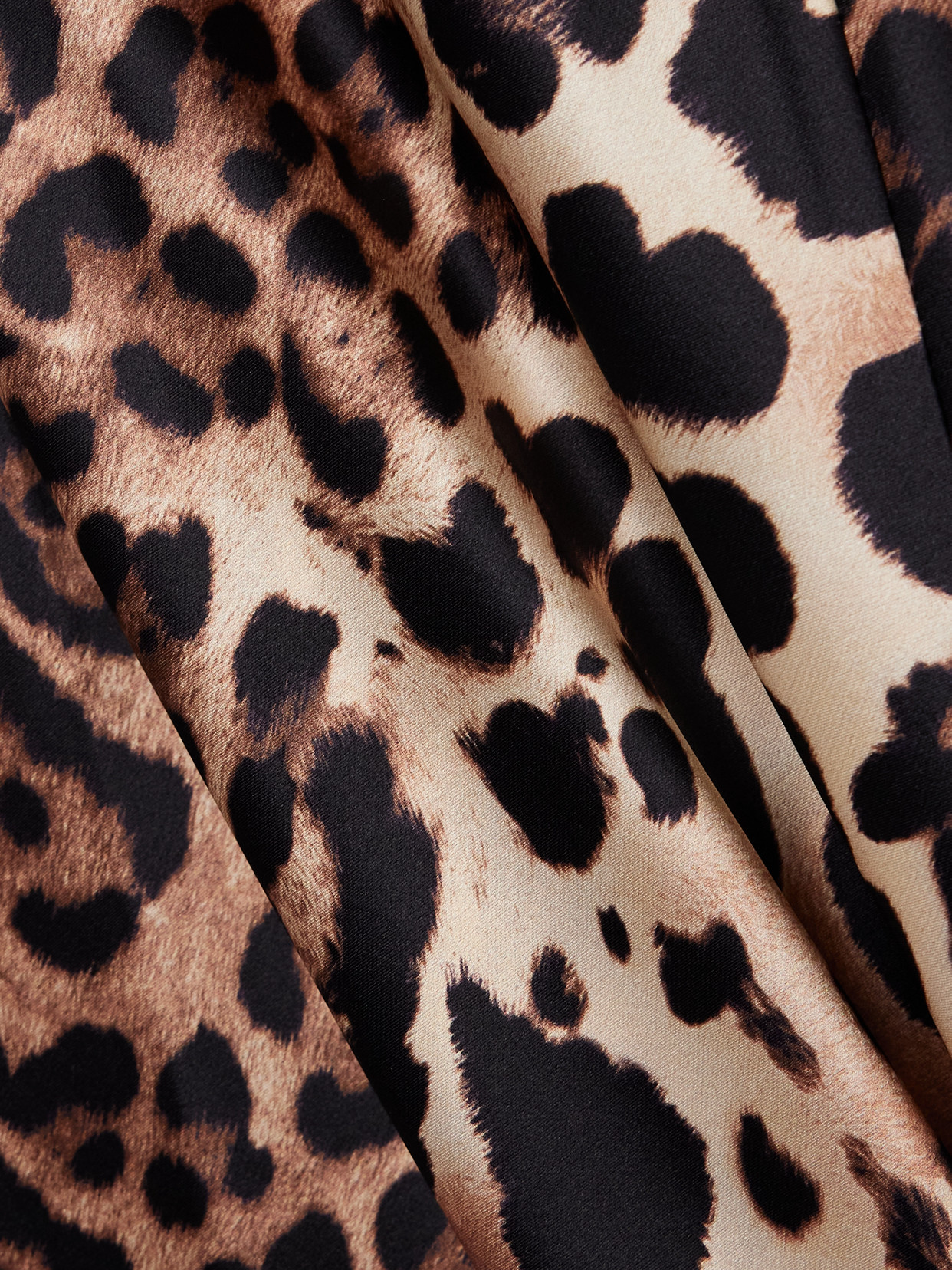 Rodarte Cutout Lace-trimmed Leopard-print Silk-satin Maxi Dress In Multi