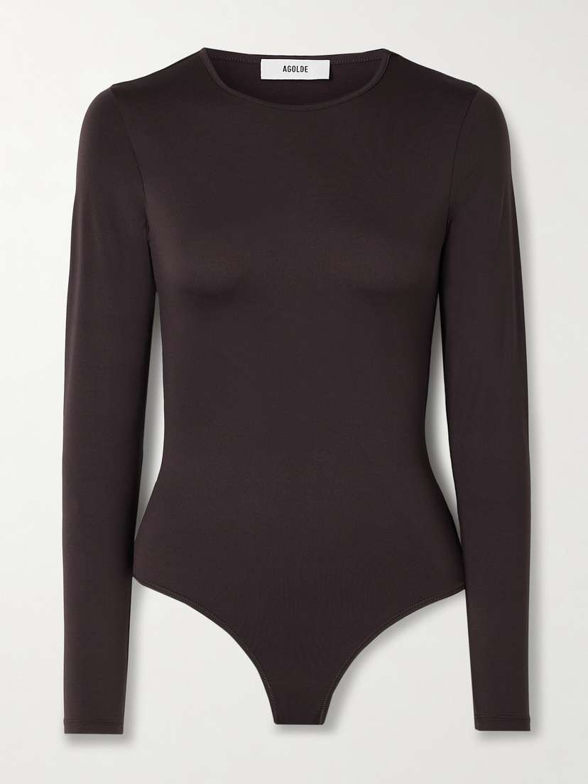 AGOLDE Aura Stretch-jersey Thong Bodysuit