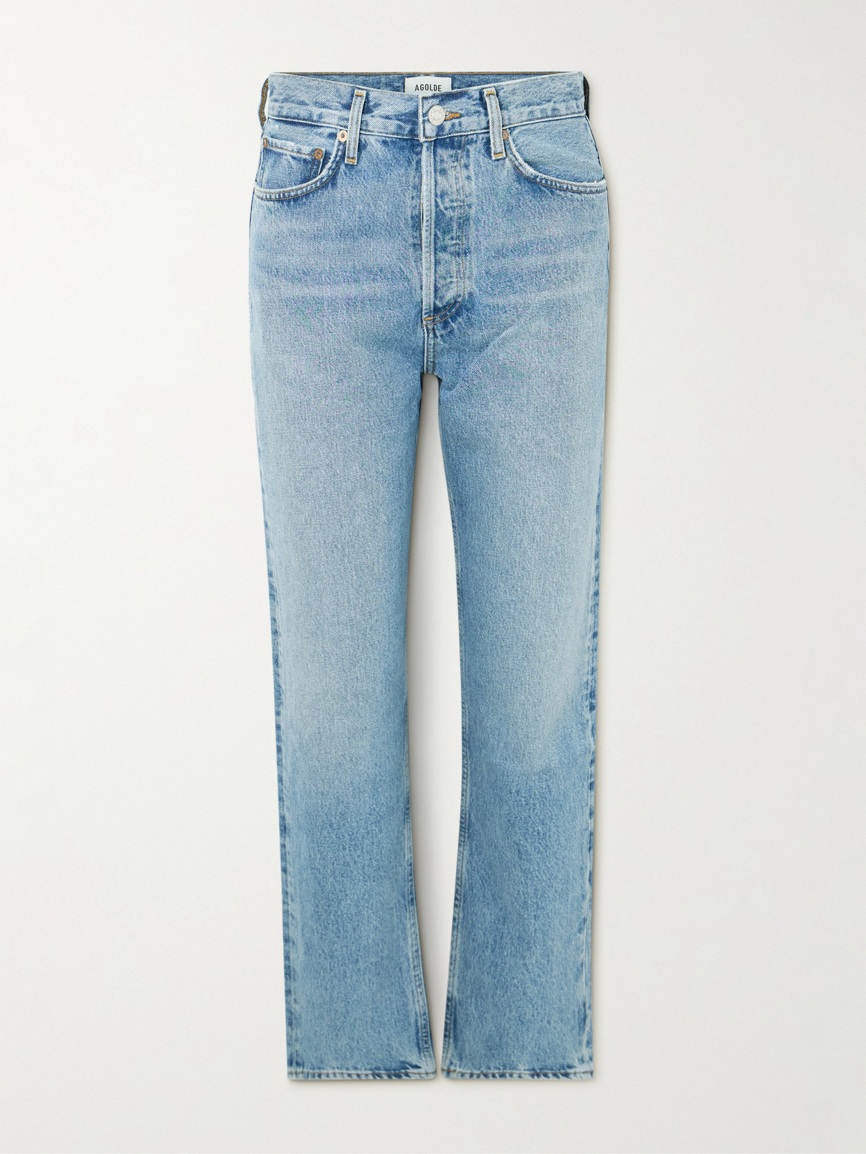 Agolde '90s Pinch High-rise Straight-leg Jeans In Blue