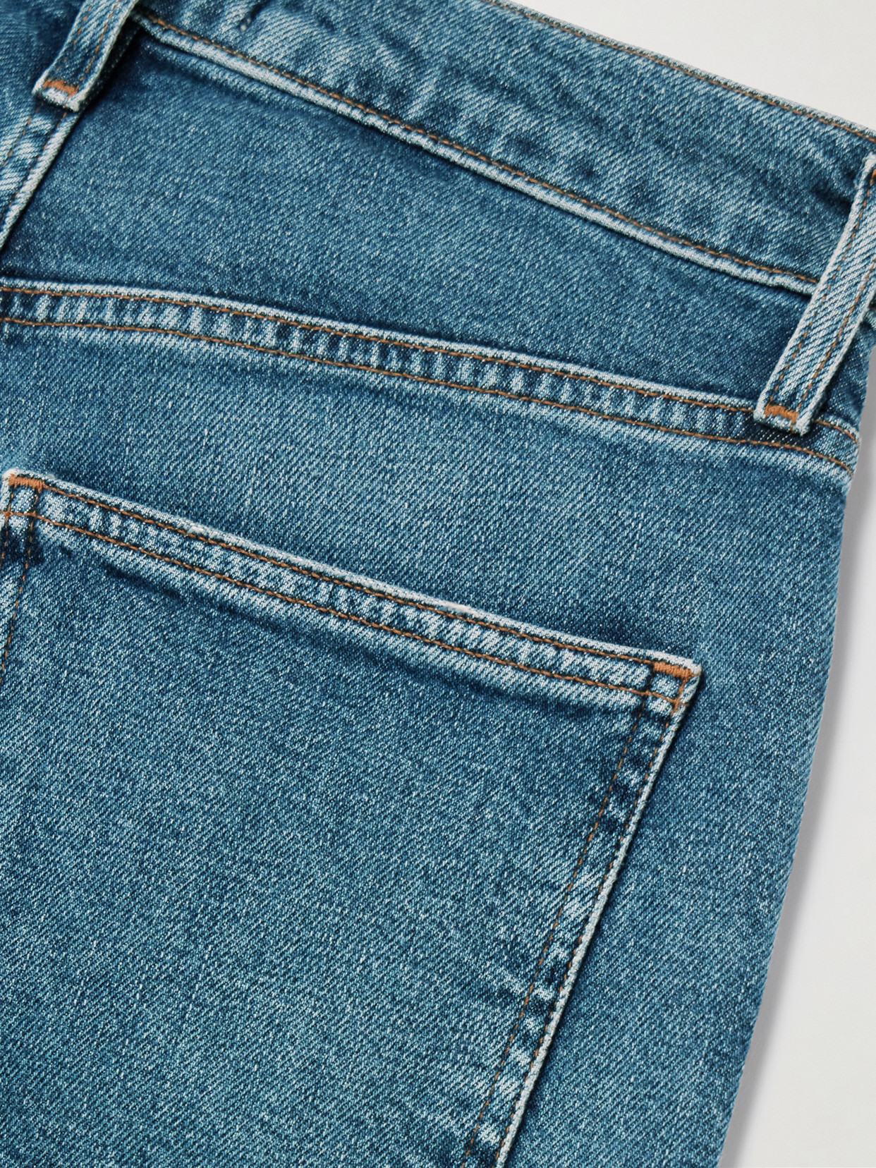 '90S Pinch Waist Long High-Rise Straight-Leg Jeans