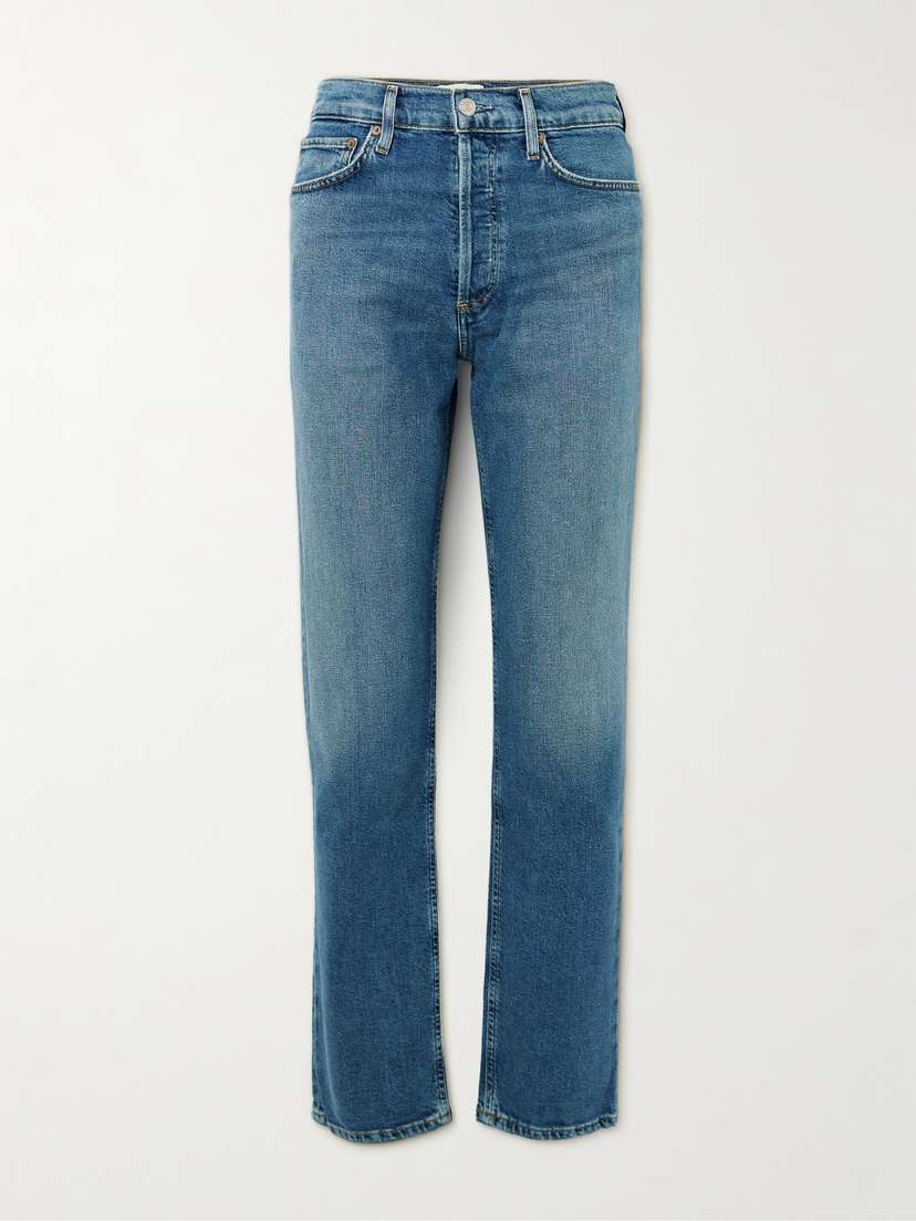 AGOLDE '90s Pinch Waist Long High-rise Straight-leg Jeans