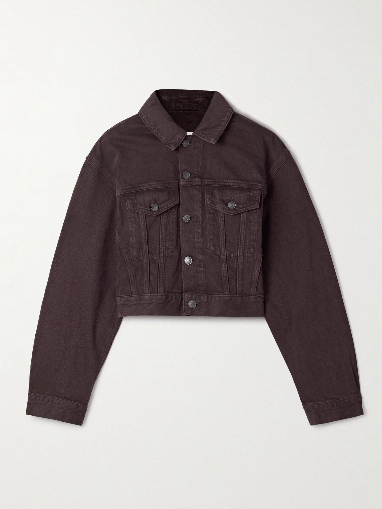 Agolde Radley Denim Jacket In Brown