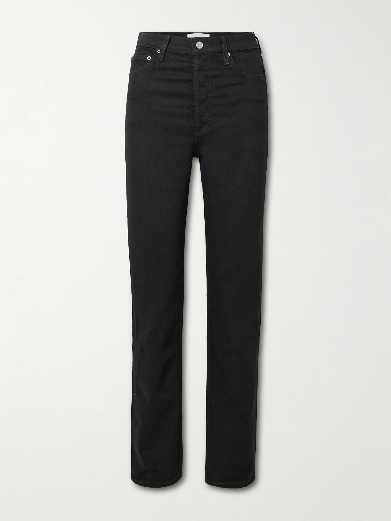 '90s Pinch Waist Long high-rise straight-leg jeans