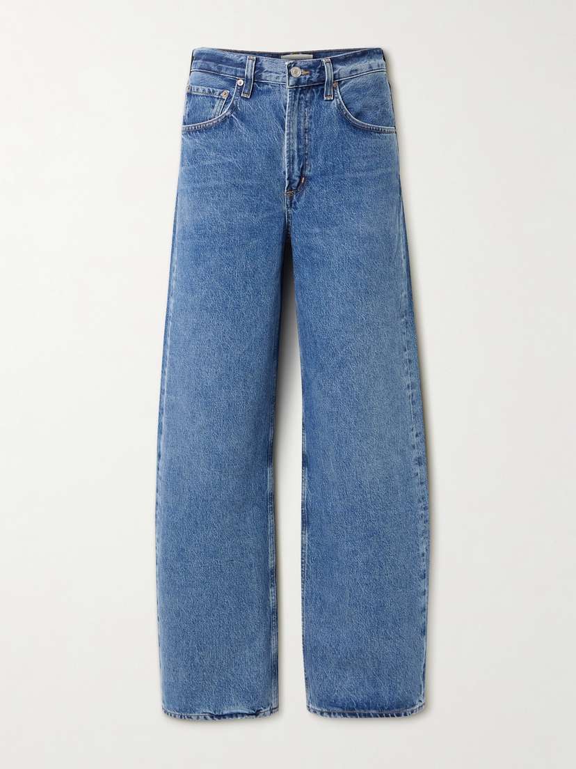 AGOLDE Low Curve Mid-rise Wide-leg Jeans