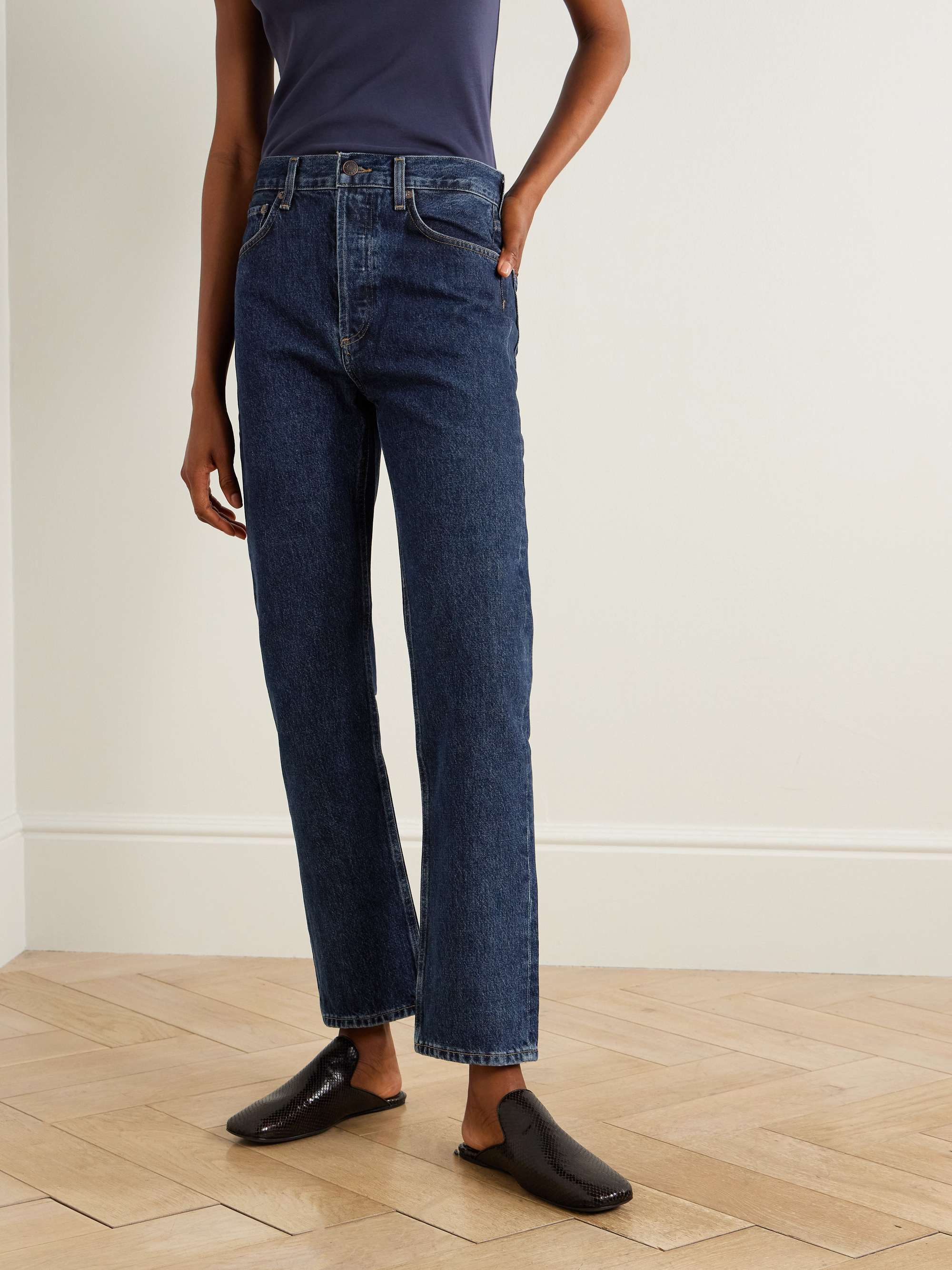 AGOLDE '90s Pinch Waist high-rise straight-leg jeans