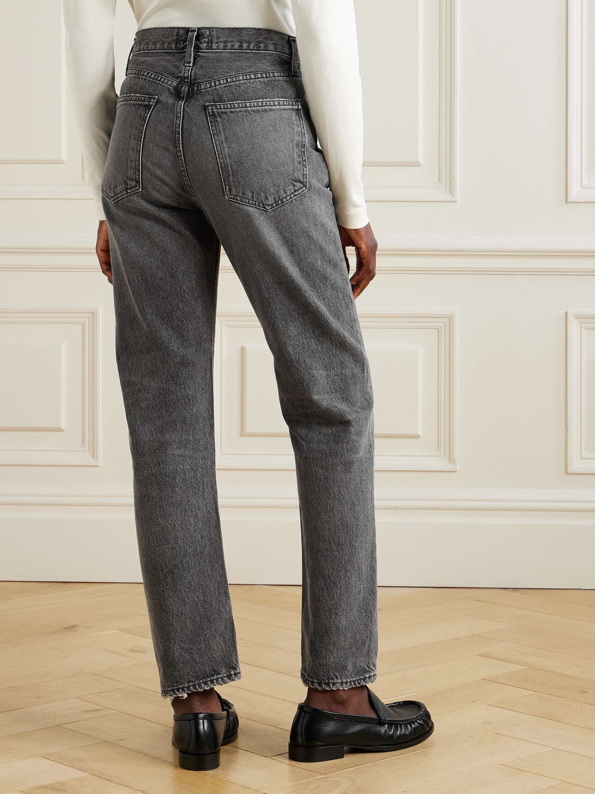 AGOLDE + NET SUSTAIN '90s Pinch Waist high-rise straight-leg organic jeans