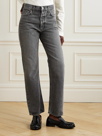 Agolde '90s Pinch Waist high-rise straight-leg organic jeans