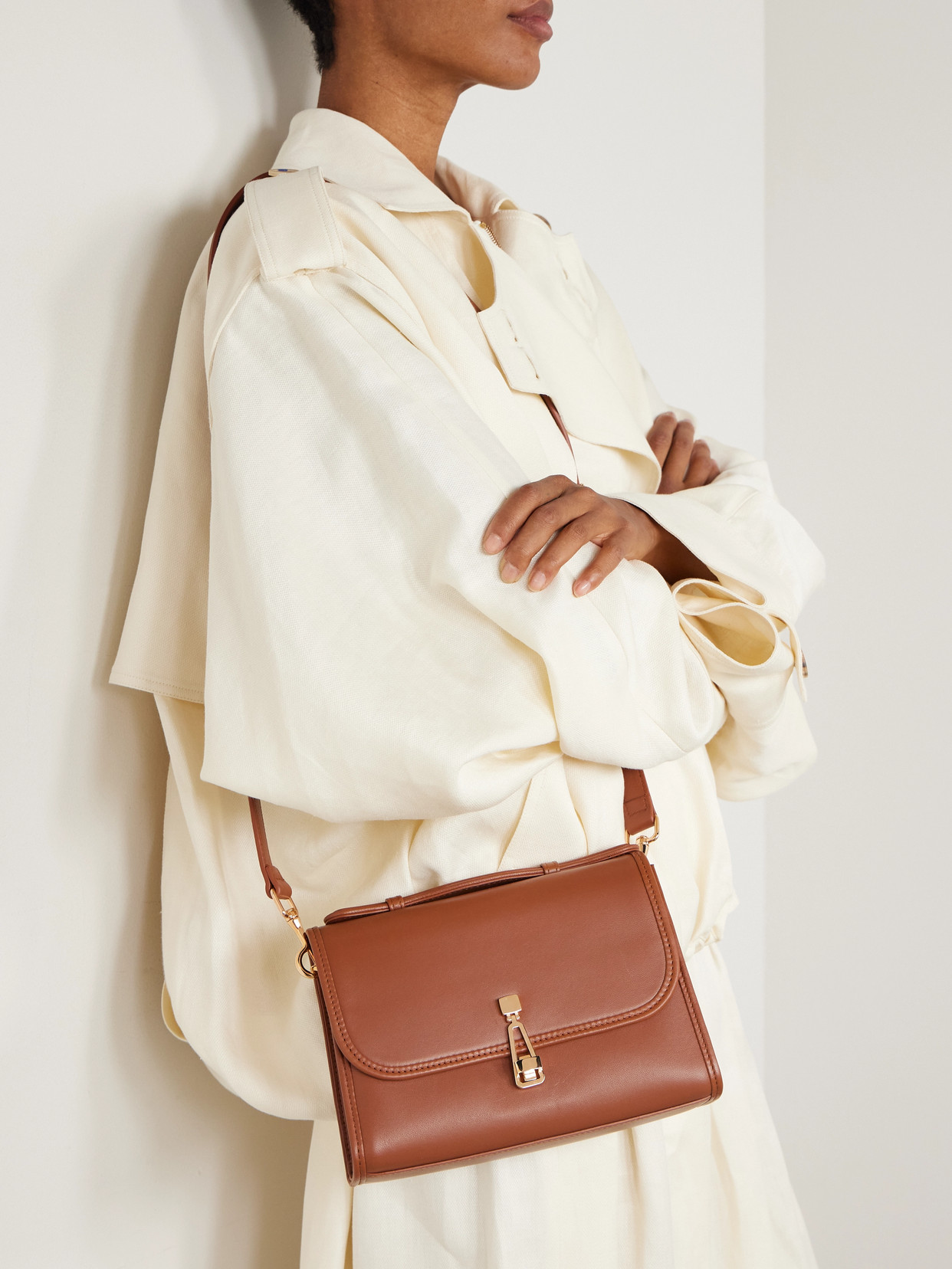 Gabriela Hearst Leonora Small Leather Tote