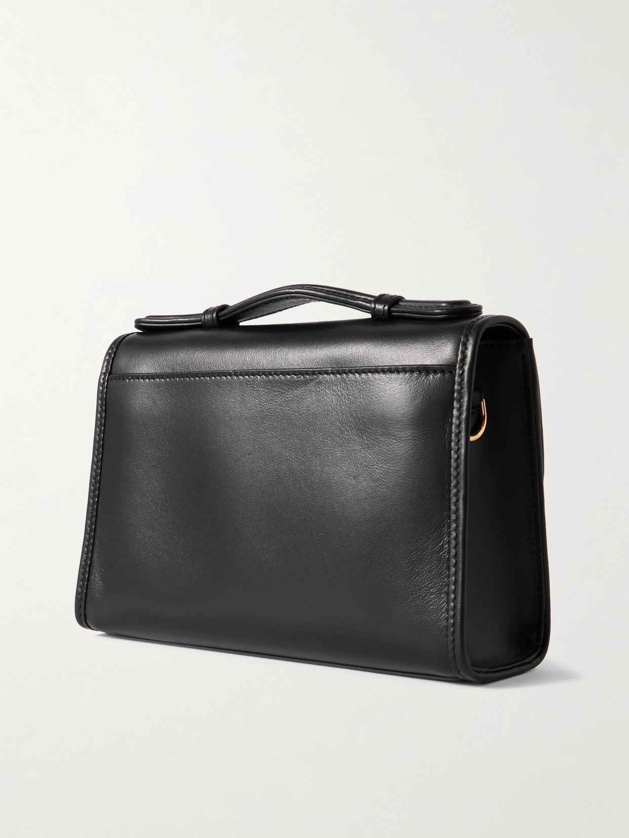 Gabriela Hearst Leonora Small Nappa Leather Top-handle Bag In Black