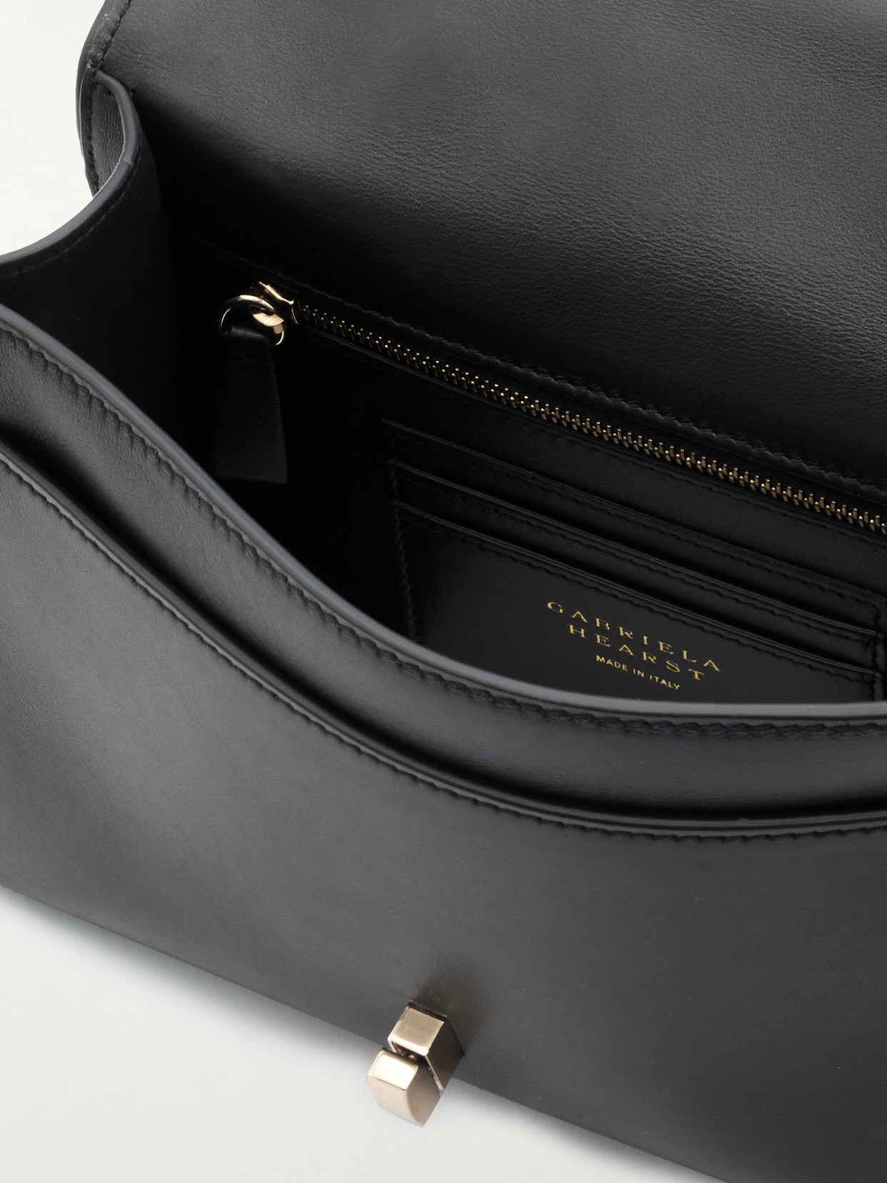 Gabriela Hearst Leonora Small Nappa Leather Top-handle Bag In Black