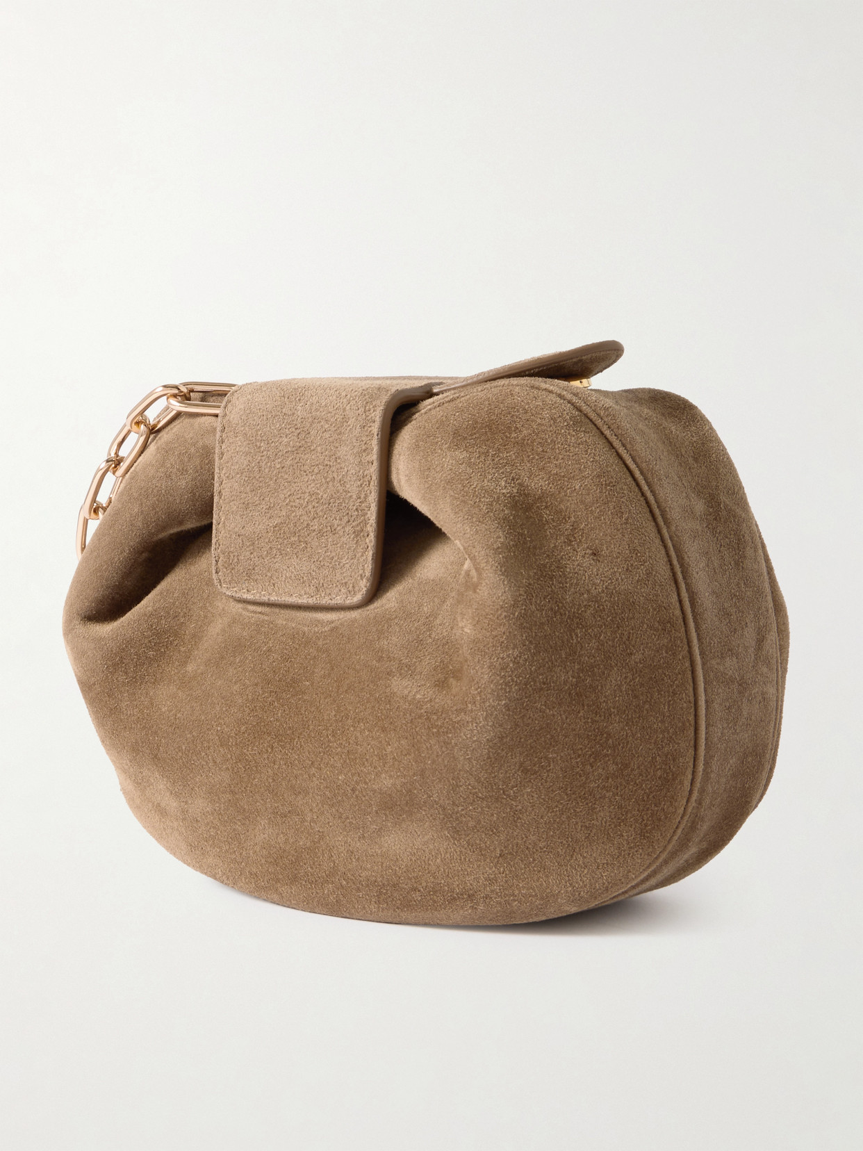 Gabriela Hearst Soft Demi Suede Clutch