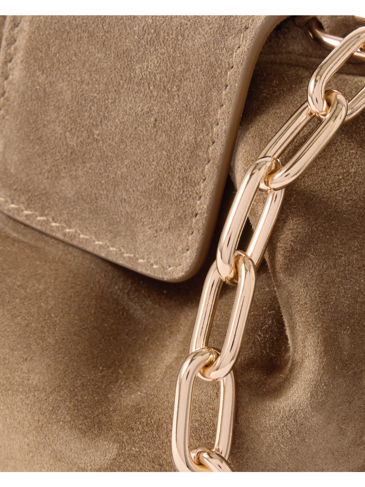 Gabriela Hearst Soft Demi Suede Clutch