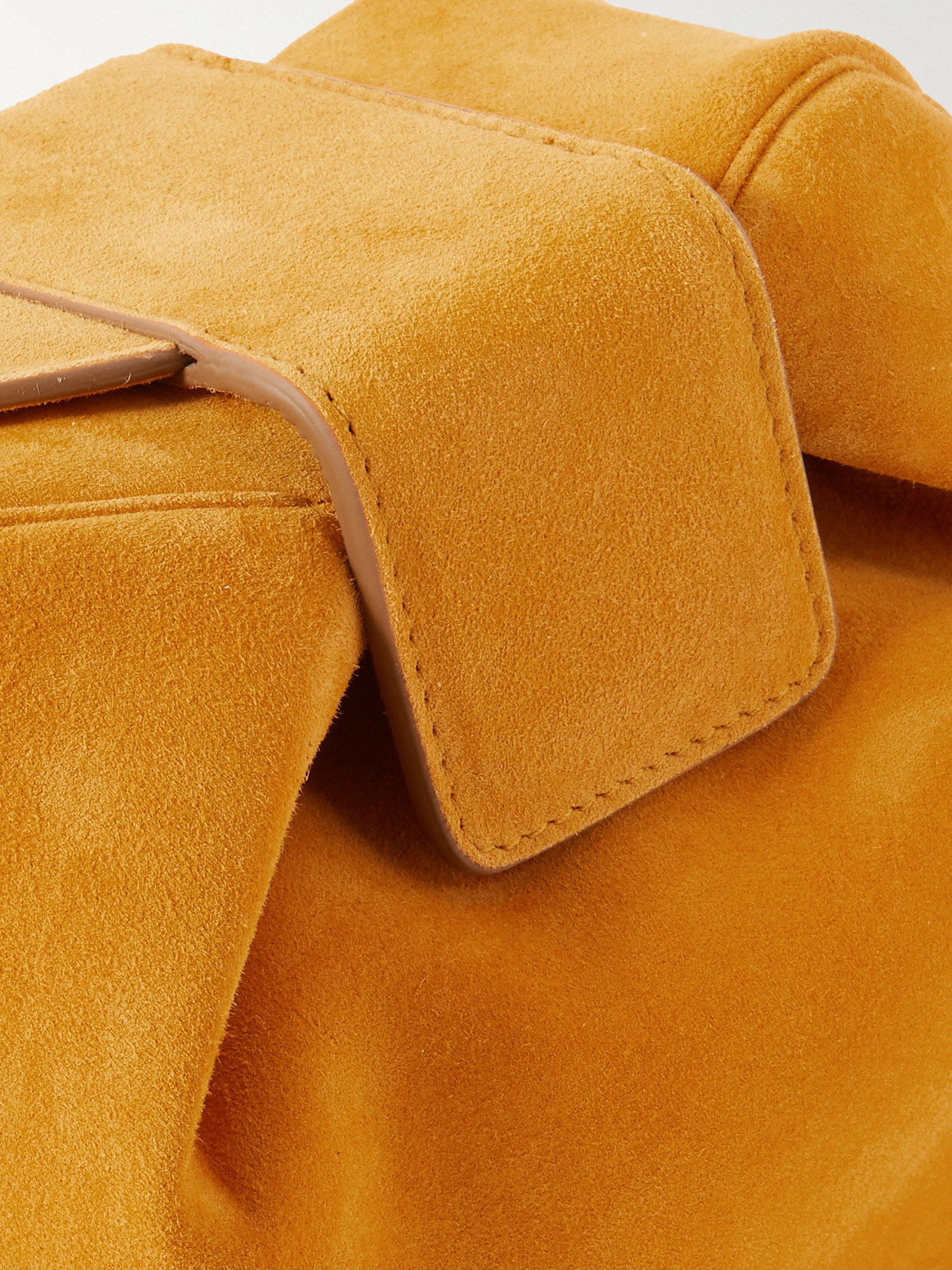 Gabriela Hearst Soft Demi Suede Clutch