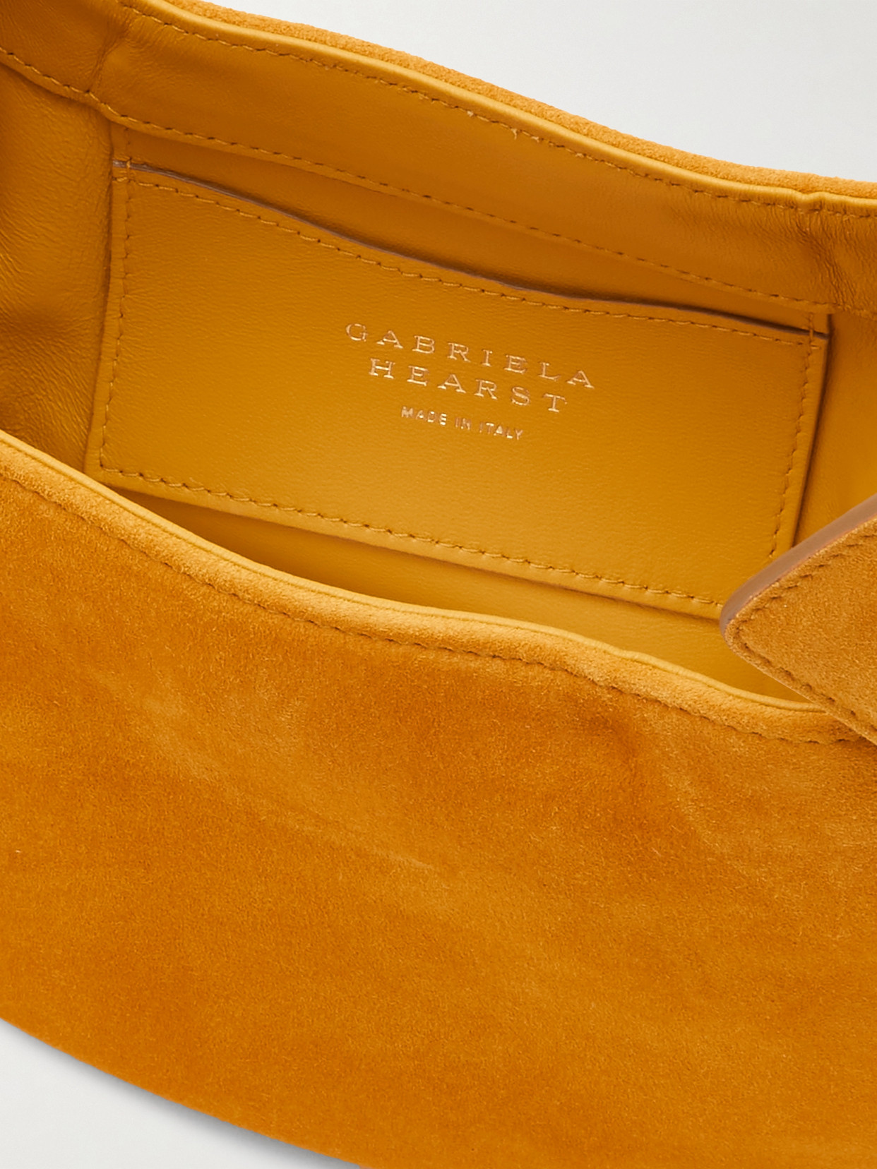 Gabriela Hearst Soft Demi Suede Clutch