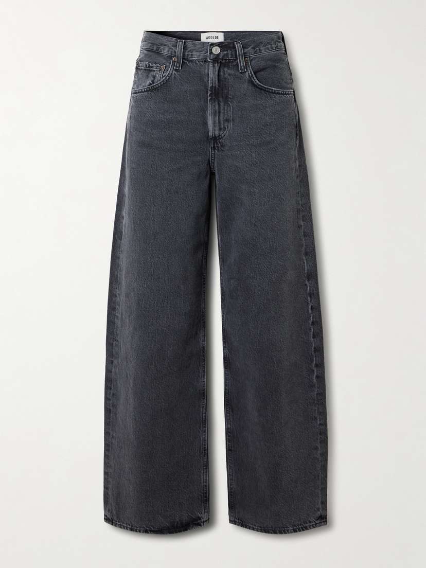 AGOLDE Low Curve Mid-rise Wide-leg Jeans